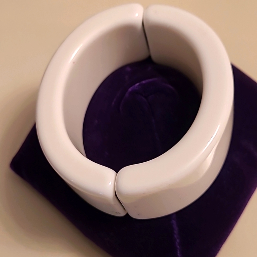 Ivory colored cuff bracelet
